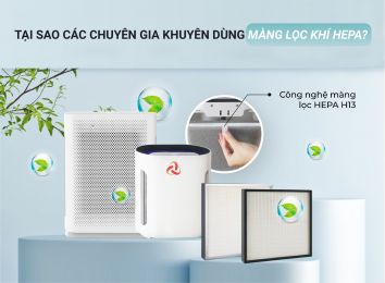 TẠI SAO CÁC CHUYÊN GIA KHUYÊN DÙNG MÀNG LỌC KHÍ HEPA?