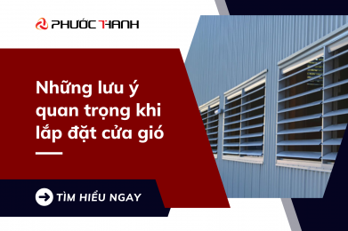 Những lưu ý quan trọng khi lắp đặt cửa gió cho nhà xưởng