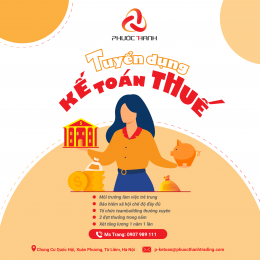 TUYỂN DỤNG KẾ TOÁN THUẾ - PTS