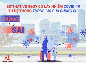 SỰ THẬT VỀ NGUY CƠ LÂY NHIỄM COVID-19 TỪ HỆ THỐNG THÔNG GIÓ CỦA CHUNG CƯ
