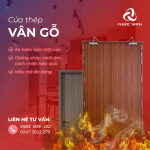 Cửa thép vân gỗ - Cửa chống cháy Phước Thanh