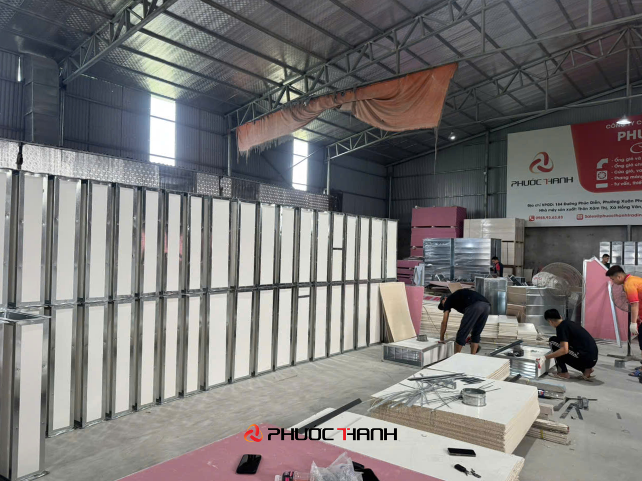 Ống gió chống cháy EI60 MGO Phước Thanh