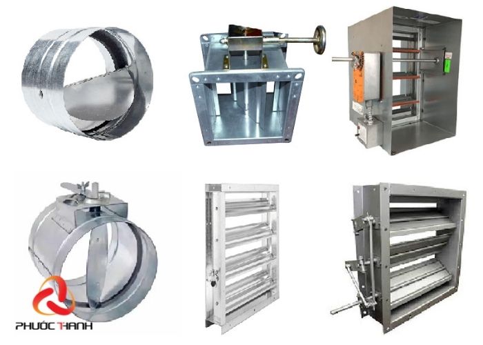 Các loại van gió phổ biến trong các công trình hiện nay