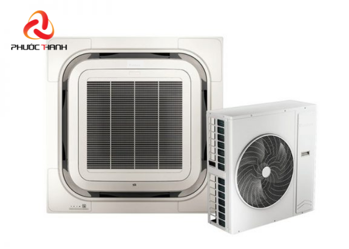Dàn nóng và dàn lạnh là hai bộ phận chính của điều hòa âm trần