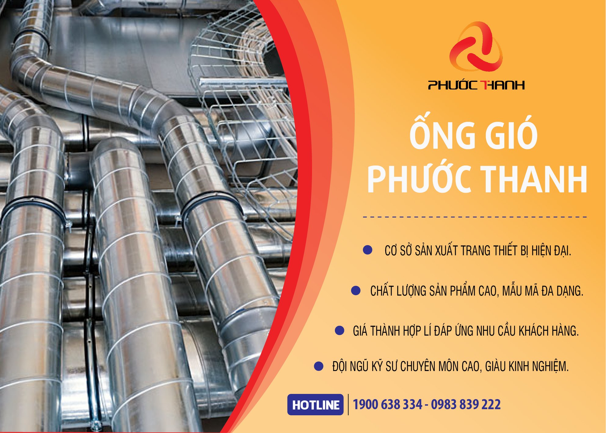 Phước Thanh chuyên cung cấp và lắp đặt ống gió