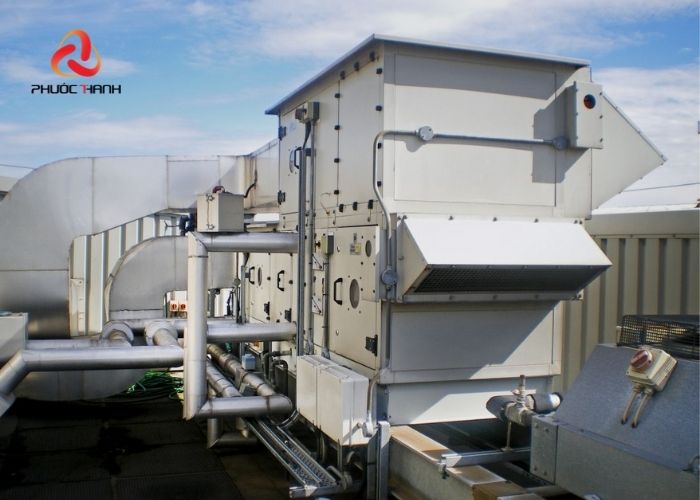 AHU có kích thước nhỏ hơn so với hệ thống HVAC