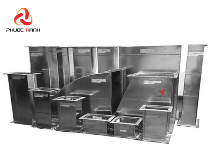 Ống gió vuông và những phụ kiện phổ biến