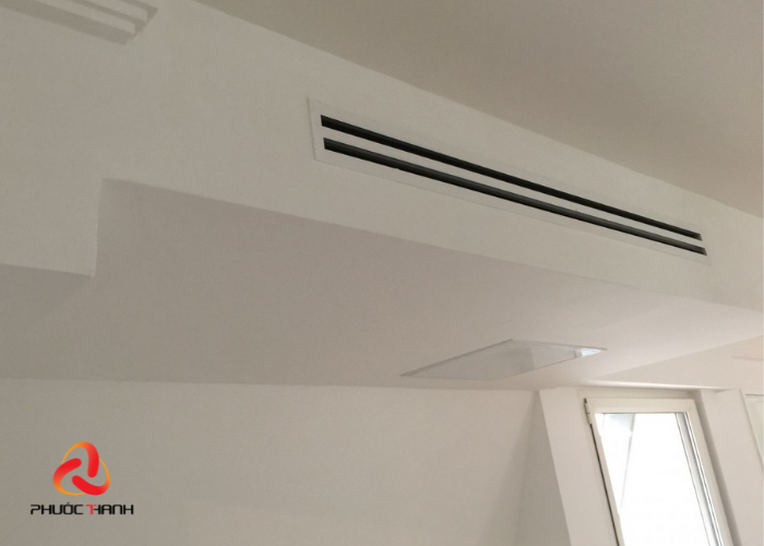 Cửa gió khe hẹp Linear là cửa gió điều hòa được sử dụng phổ biến nhất