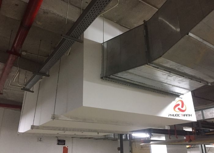 Ống gió chống cháy EI kết cấu thạch cao đươc sử dụng phổ biến trong các công trình hiện nay
