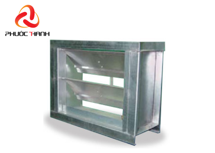 Van gió một chiều có dạng hình vuông/ hình chữ nhật
